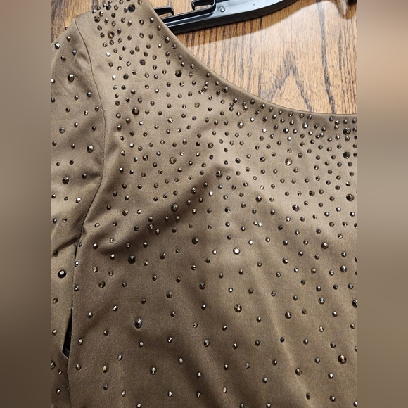 NWOT Rhinestone Bodycon Dress - Picture 5 of 7